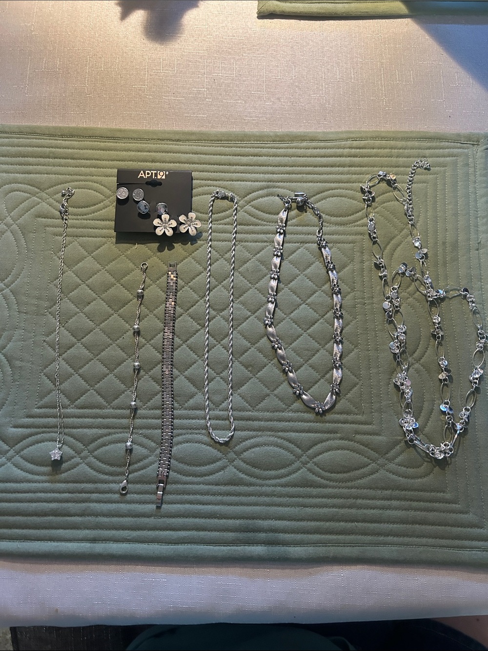 Lot of Silver Costume Jewelry
